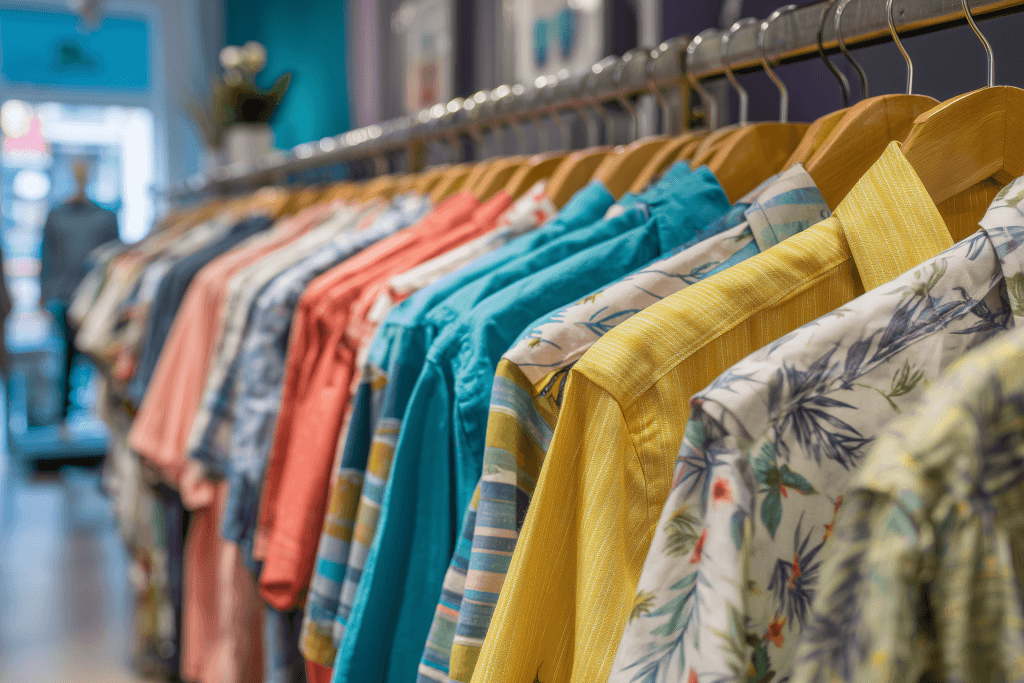 magasin friperie chemises hawaienne
